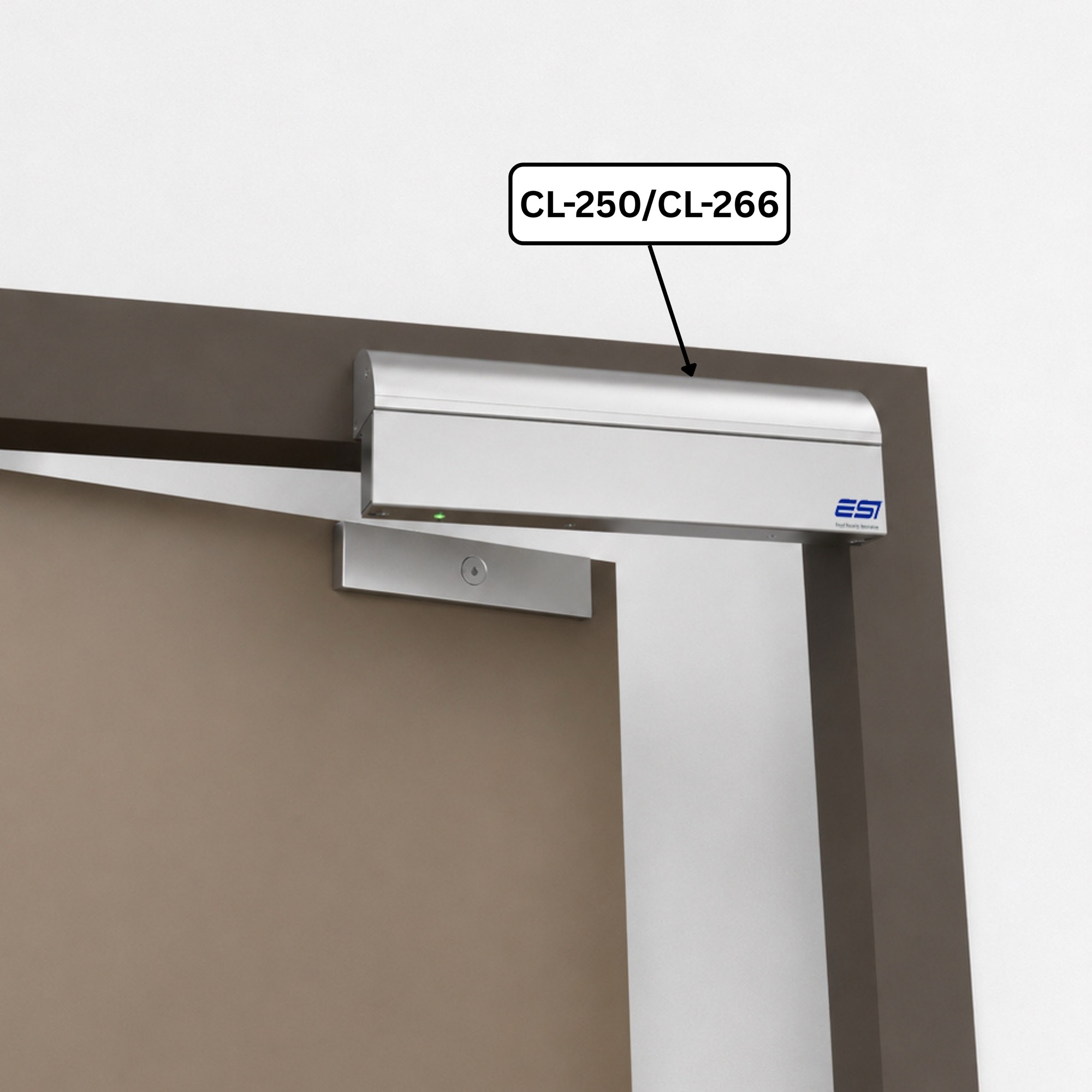 CL-250 L Bracket for 600 Maglock, Covered - installation example