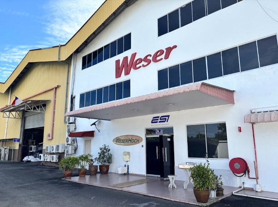 The ESI Access factory and head office building at Wisma Weser, Merlimau, Melaka